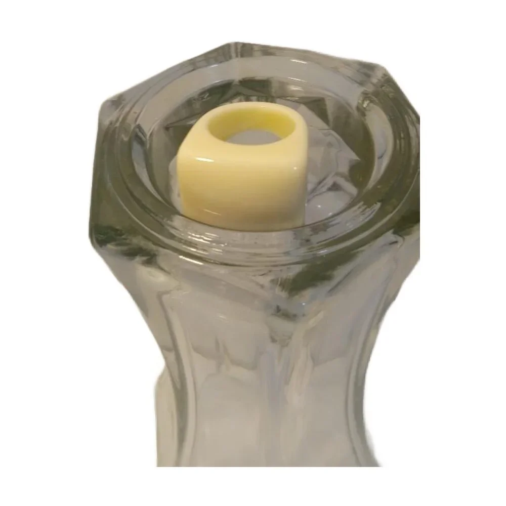 Acrylic Square Statement Rings Womens Size 7 Beige Bold Fashionable